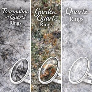 Various Quartz Rings